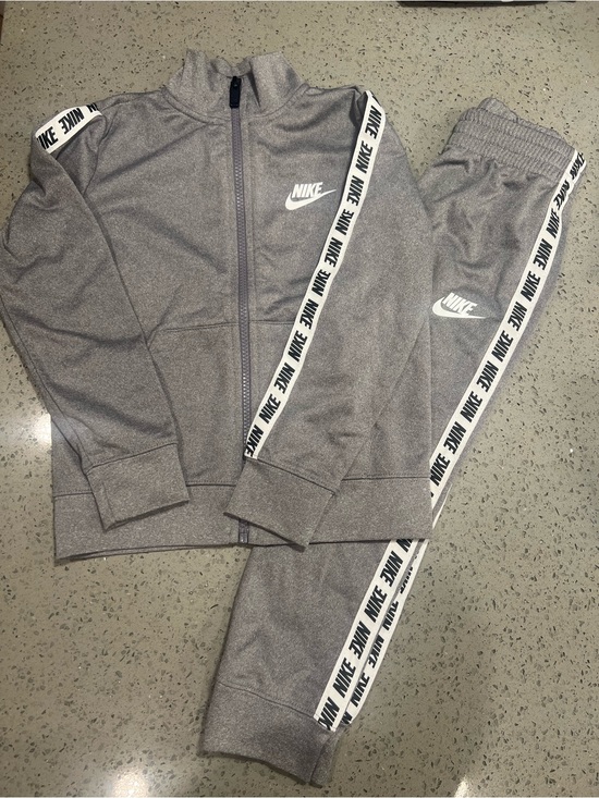 Nike Other - Nike Kids Gray Logo Track Jacket & Joggers Set size 5